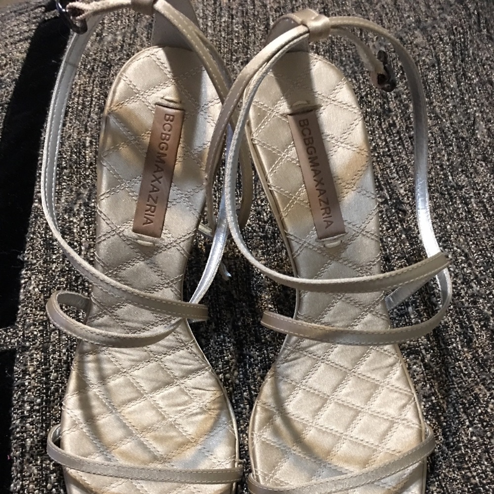 Beautiful BCBG MAX AZRIA strap heels!